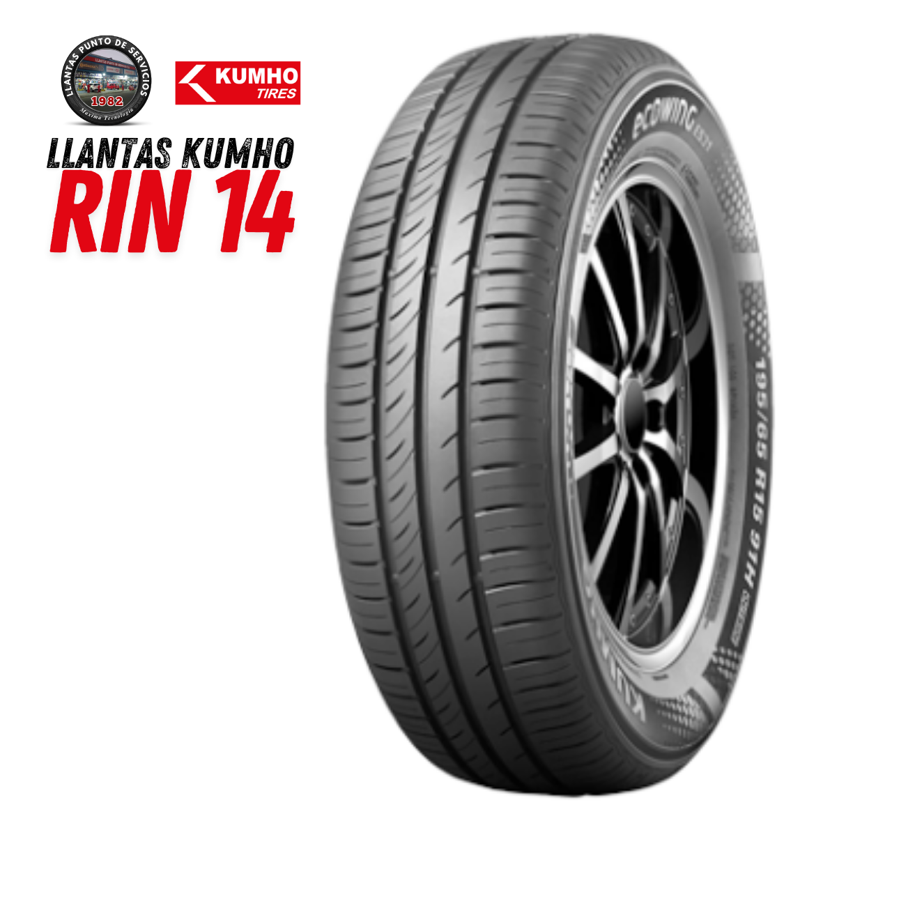 7 LLANTA 175 65 R 14 86T ES31 KUMHO CH