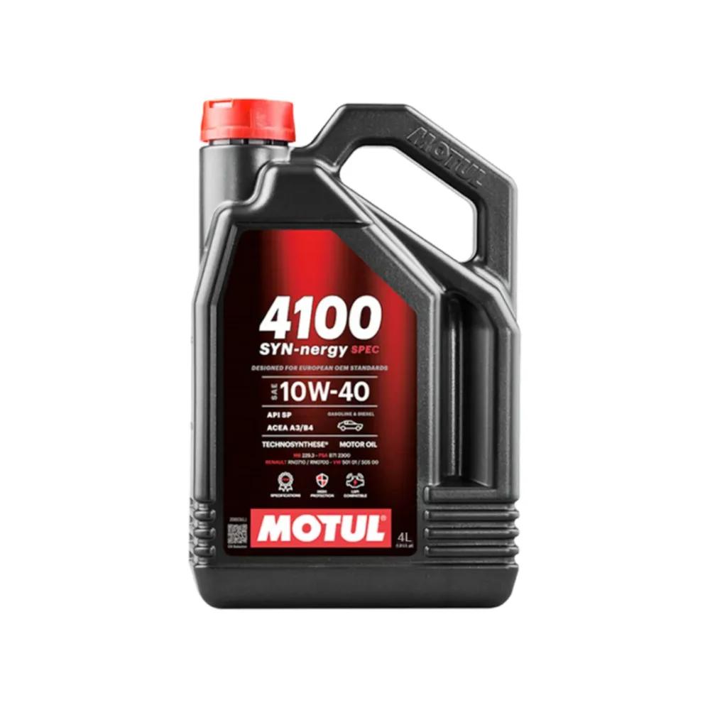 Aceite Motul 10W40 4100 Syn-Nergy Galon 4L 112891