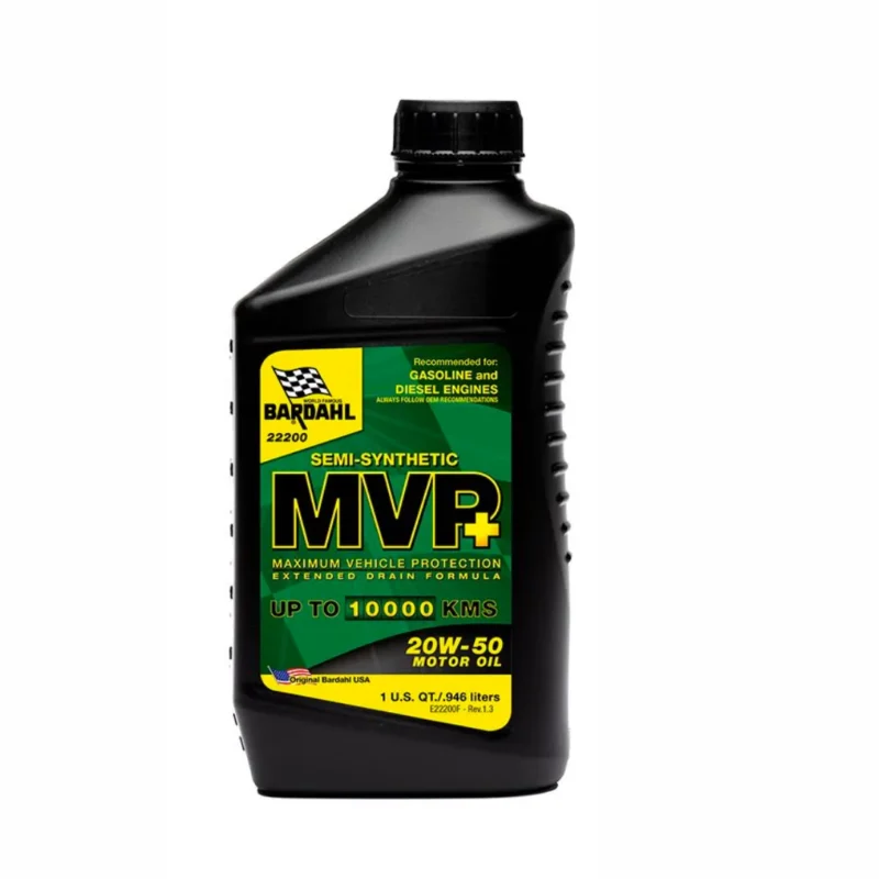 Aceite Bardahl 20W50 Mvp Usa Cuarto 1/4 22110