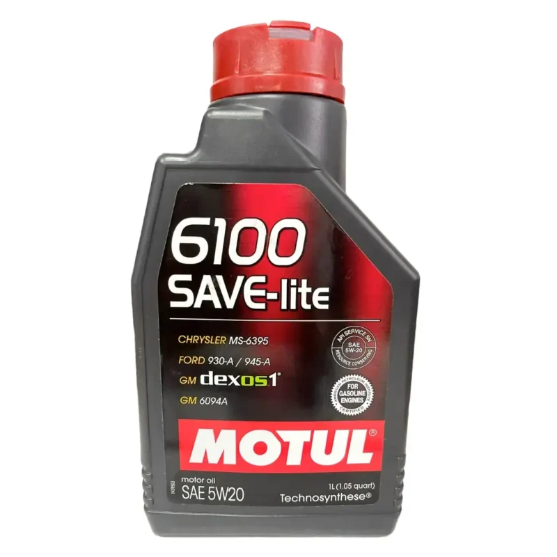 5W20 ACEITE MOTUL 6100 SAVE-LITE 1_4 108009 Aceite Motul 5W20 6100 Save-Lite 1/4 108009