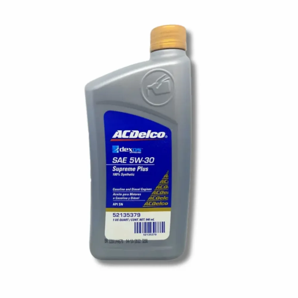 Aceite Acedelco 5W30 Motor Synthetic 100% 1/4 98553989