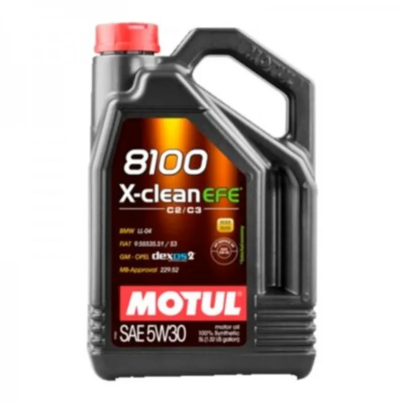 5W30 ACEITE MOTUL 8100X-CLEAN EFE 5L GALON 109471 Aceite Motul 5W30 8100X-Clean Efe 5L Galon 109471