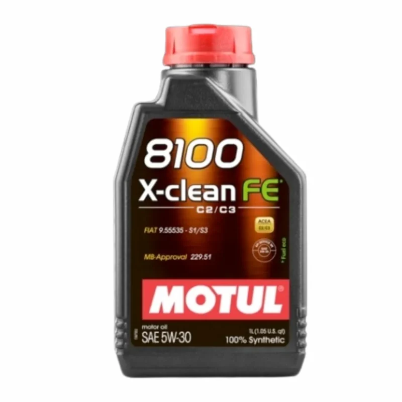 Aceite Motul 5W30 8100X-Clean Efe C2 C3 1/4 109470