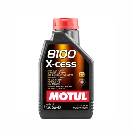 Aceite Motul 5W40 8100 X-Cess 1/4 109774