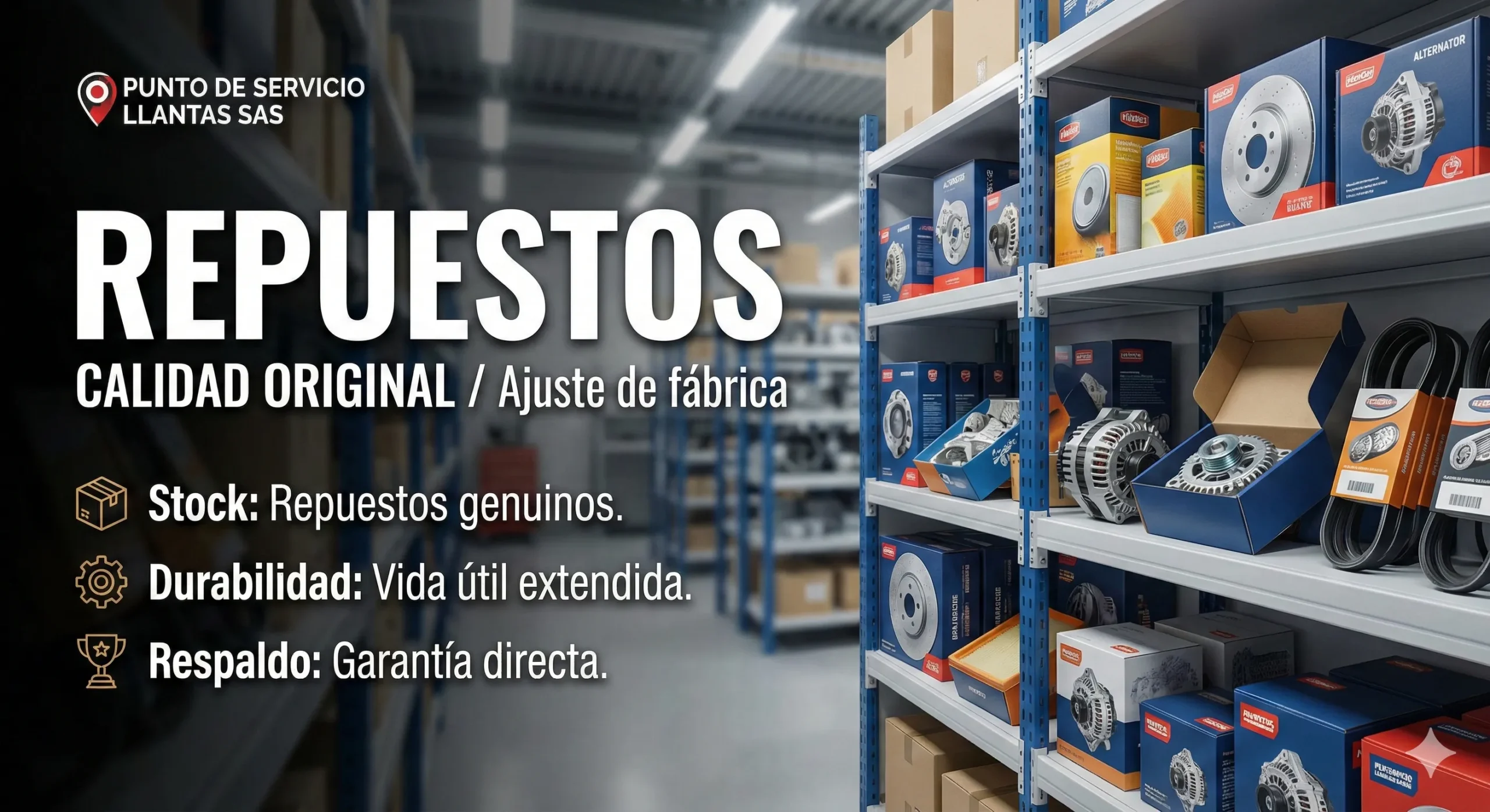 Repuestos Originales Llantas Punto de Servicio